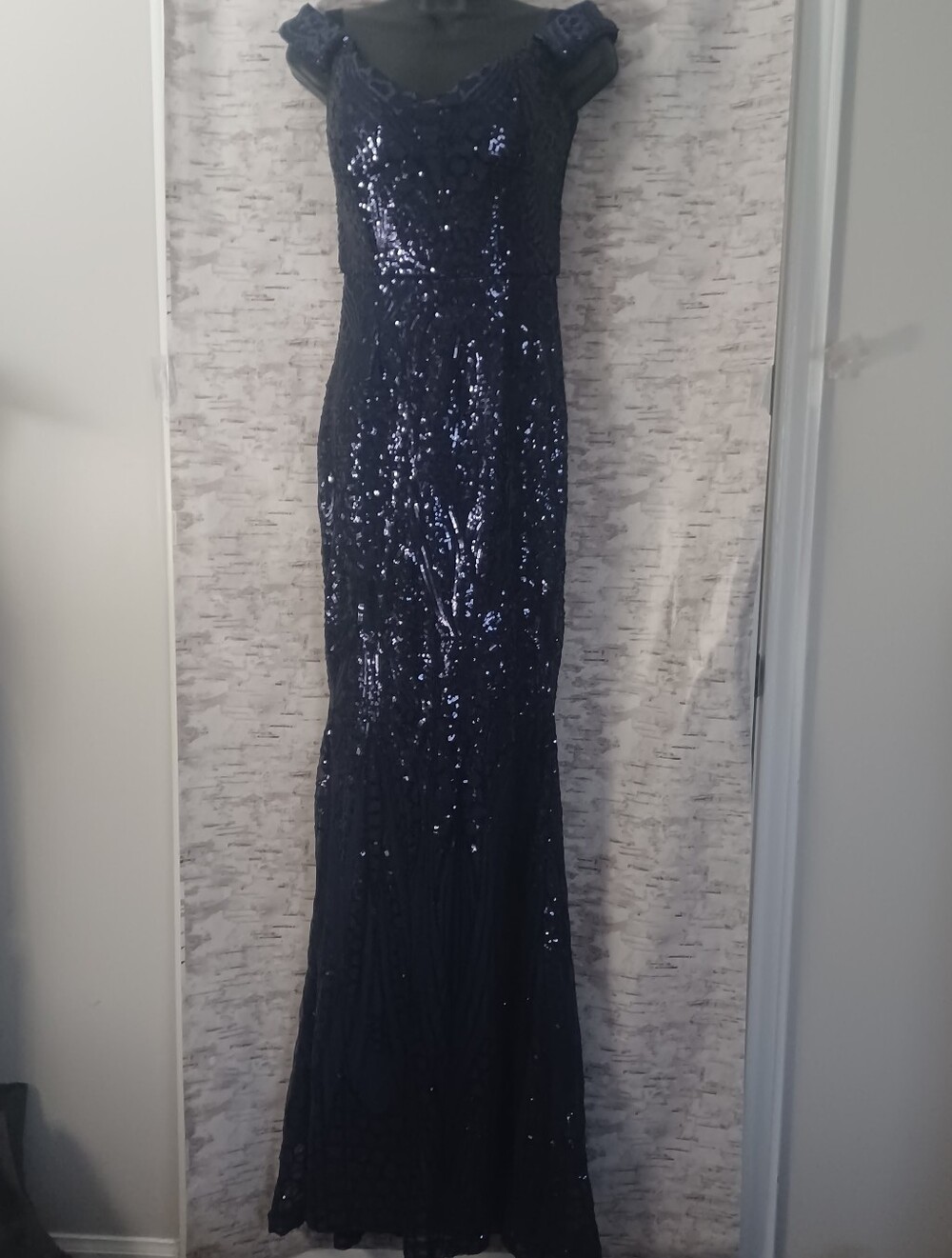 Missord Sequin Evening Gown Prom Sz S - Picture 3 of 8